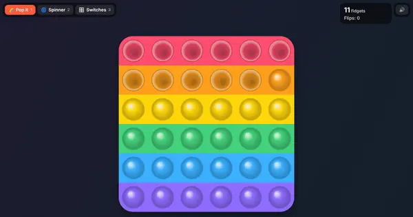 Fidget Toys gameplay screenshot